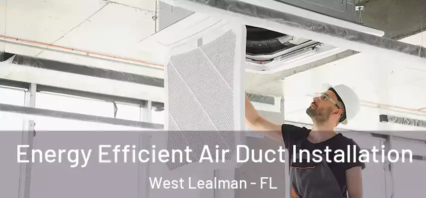 Energy Efficient Air Duct Installation West Lealman - FL