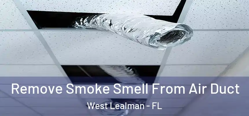 Remove Smoke Smell From Air Duct West Lealman - FL